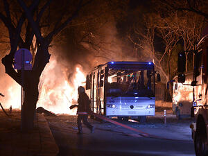 Scene of explosion in Ankara, Turkey. (AFP/File)