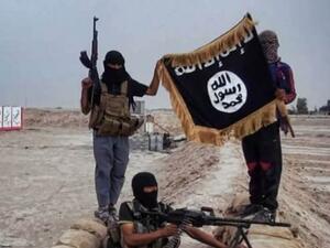 ISIS militants Flank Flag (AFP/File Photo)	