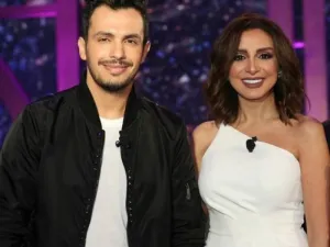 أنغام وزوجها الموزع الموسيقي أحمد إبراهيم