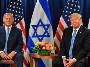 US President Donald Trump meets Israeli Prime Minister Benjamin Netanyahu. (AFP/File)
