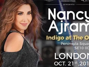 نانسي عجرم تحيي حفلا غنائيا في لندن