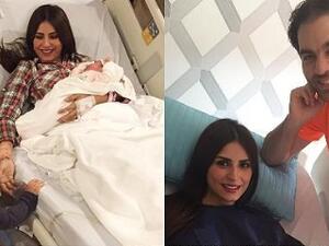 شريف رمزي و ريهام أيمن يستقبلان (ليليا)