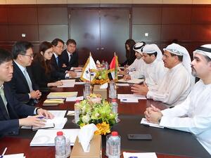 The meeting at the Dubai headquarters of the UAE Ministry of Economy explored ways of enhancing synergies between the two countries and boosting trade and economic ties in emerging sectors.