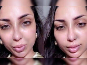 Dunia's pictures usually come with a backlash from many commentators that her face is full of makeup and that she uses filters excessively (Source: duniabatma - Instagram)