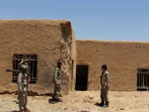 The militants wanted to overrun the checkpoints and capture the district center (AFP/File)
