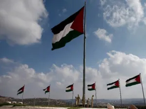  Palestinian flag (AFP/File Photo)	