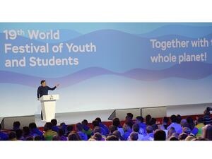 Over 25,000 young people from around the world took part in the festival. 