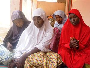Some of the girls, who escaped a kidnapping by the Takfiri terror group of Boko Haram. (AFP/ File Photo)