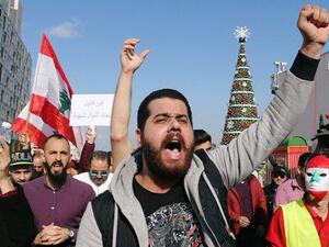Protest in Beirut, Lebanon (Twitter)
