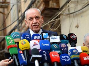 Lebanese Parliament Speaker Nabih Berri  (AFP)