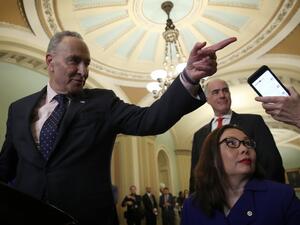 Senate Minority Leader Chuck Schumer  (AFP)