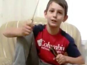 A chilling ISIS video has emerged showing 11-year-old Mukhamad-Amin Akhmatkhanov threatening to cut off his enemies' heads before he and his brother rammed a car into cops in Chechnya (dailymail)