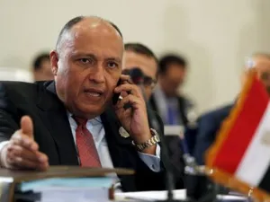 Egyptian FM in Dead Sea meeting (Twitter)