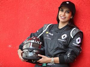 Aseel Al Hamad did a victory lap today around Le Castellet's Paul Ricard track ahead of the French Grand Prix (Twitter)