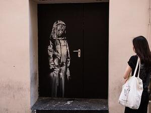 Thieves steal Banksy artwork (Twitter)