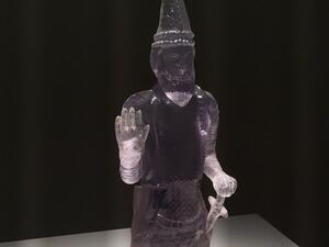 This is a 3D printed replica of a historic artefact destroyed during the occupation of Mosul in Iraq (Twitter)