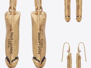 YSL made some points with these penis earrings (Twitter)