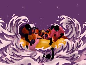 Journeys Drawn: Illustration from the Refugee Crisis tells the stories of some of the estimated 68.5 million people who have been forcibly displaced worldwide (Twitter)