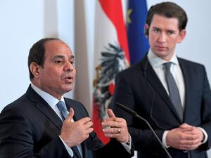 Austria's Prime Minister Kurz praises Egypt's President Sisi  (Twitter)