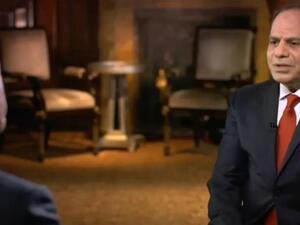 Egyptian President Abdel Fattah al-Sisi offered a rare acknowledgement of his close security cooperation with Israel in the Sinai peninsula during a U.S. television interview (Twitter)