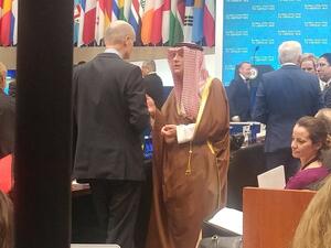 Adel al-Jubeir, not Ibrahim al-Assaf, is representing Saudi Arabia at the D-ISIS coalition meeting in Washington (Twitter)