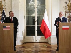 Meeting tin Warsaw between Polish Foreign Minister Czaputowicz and US SecState Pompeo  (Twitter)