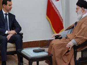 Syrian President Bashar al-Assad met Iran's supreme leader Ayatollah Ali Khamenei  (Twitter)