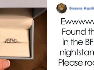 If you are disappointed by your engagement ring (Twitter)