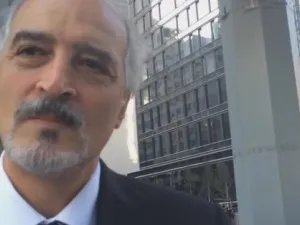  UN General Assembly on Monday, Syria’s UN Ambassador Bashar al-Ja’afari  (Twitter)