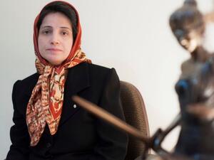 Prominent human rights lawyer Nasrin Sotoudeh (Twitter)