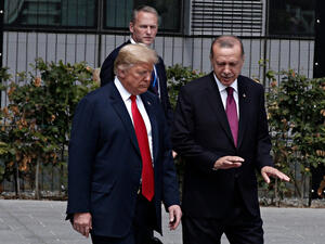 US President Donald Trump and President of Turkey Recep Tayyip Erdogan (Shutterstock)