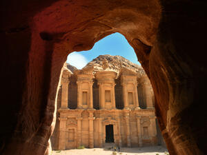 Ad Deir the Monastery Temple in Petra, Jordan (Shutterstock)