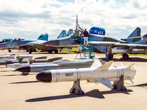 Missile with laser-guided homing head (Shutterstock)