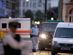 شرطة لندن تحقق في مكان وقوع الهجوم/ا.ف.ب