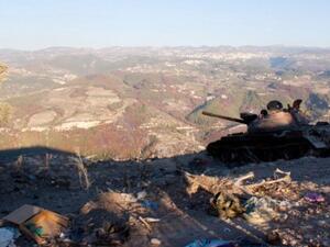 The parties at the Syrian peace talks in Kazakhstan have agreed the boundaries of the final de-escalation zone. (AFP)