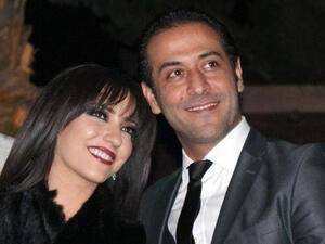 Happy family no more! Amal Arafa and ex-hubby Abdel Minem Amairi (Image: Facebook)