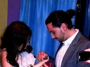 Deema and new fiancé, Ahmad al Hilo