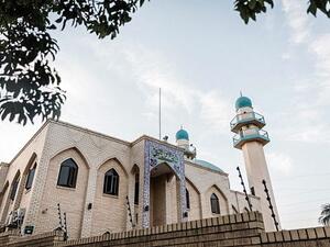 A general view of The Imam Hussain Mosque on the outskirts of Durban on May 10, 2018, after an attack which left one person dead and two injured. (AFP/ RAJESH JANTILAL)