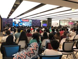 During the AI Summer Camp