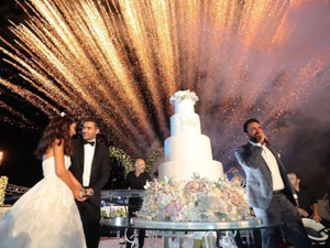  حفل زفاف خبيرة التجميل اللبنانية "ألين وطفة" على رجل الأعمال خالد المولى