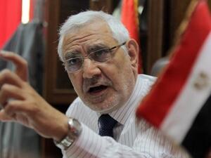 Abdel Moneim Aboul-Fotouh during an interview in Cairo in 2011 (AFP/File)
