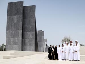 A Delegation from Abu Dhabi Ports visits Wahat Al Karama memorial site