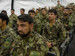 A group of Afghan army recruits in Kabul. (AFP/File)