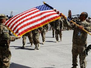 US soldiers at a military base near Herat, western Afghanistan, in August 2014. (AFP/File)