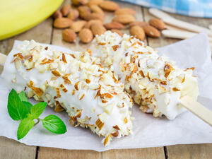 وصفة اللبن المثلج بالعسل واللوز