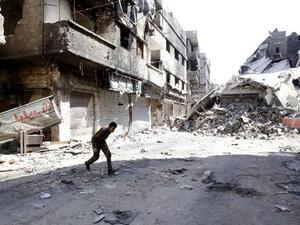 Hundreds of civilians have been killed in both sides of the divided city by government airstrikes and rebel shelling since November 15. (AFP/File)