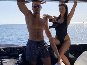 Kourtney Kardashian is living her best life at a luxury Italian holiday with boyfriend Younes Bendjima (Twitter)