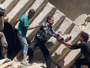 Airstrikes hit a hospital in Aleppo. (AFP/File)