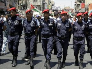 Jordanian police were among those killed in a gun attack on December 18, 2016. (AFP/Khalil Mazraawi)

