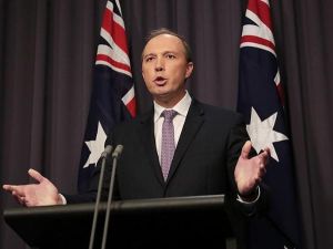Australian immigration minister Peter Dutton. (AFP/File) 